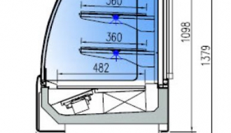 Külmvitriin 1300mm