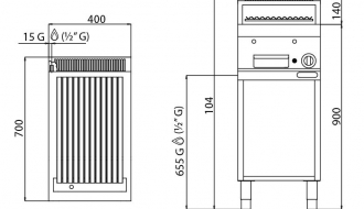 Laavagrill 400x700