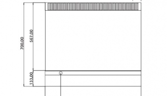 Plaatgrill sile 80x70