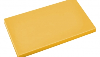 Cutting board - 25 x 40 cm - yellow