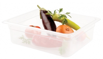 Polypropylene containers GN 1/2 - milky - height 150mm