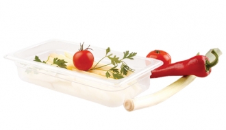 Polypropylene containers GN 1/3 - milky - height 100mm