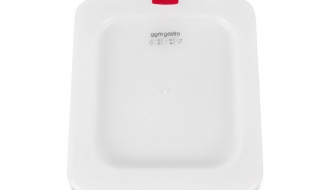 Polypropylene containers GN 1/6 - milky - height 7mm