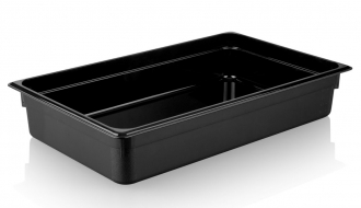 Polypropylene containers GN 1/1 - black - height 100mm