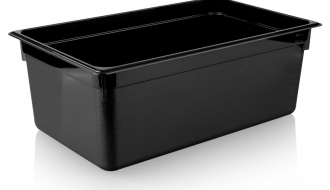 Polypropylene containers GN 1/1 - black - height 200mm