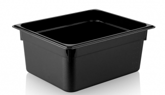 Polypropylene containers GN1/2 - black - height 150mm