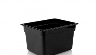 Polypropylene containers GN1/2 - black - height 200mm