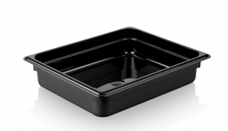 Polypropylene containers GN1/2 - black - height 65mm