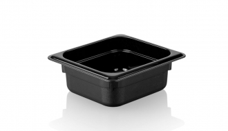 Polypropylene containers GN 1/6 - black - height 65mm