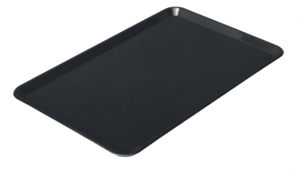 Square dish 420 x 280 x 15 mm - black - Eco-Line