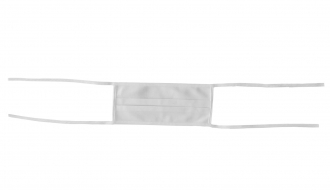 (10 pieces) protective masks-white - with binding tape