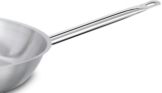 Stainless steel frying pan - Ø 200 mm - height: 50 mm | anti-stick pan | pan