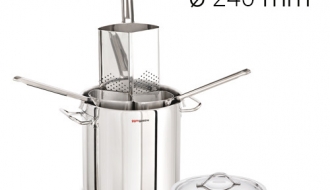 pasta pot - Ø 240 mm - with 3 colanders