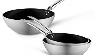 Wok pan set - 3 piece