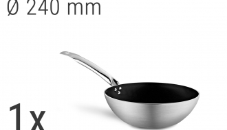 Wok pan set - 3 piece