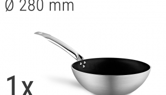 Wok pan set - 3 piece