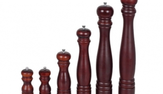 Pepper mill (Wood) - height 21 cm