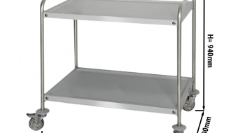 Serving trolley 1,0 m - level 2