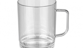 Polycarbonate tea / coffee cup, Clear - 250 ml - 50 picces