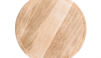 Pizza plate with juice groove - Ø 26 cm | Pizza board | Wooden plate