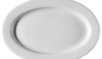 Plate oval - 28 cm - set of 6