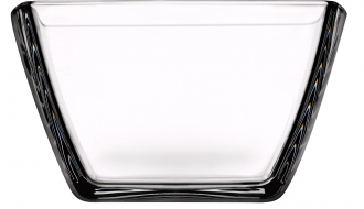 Tokio square glass bowl - 125 x 125 mm - set of 6