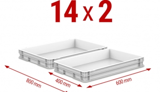 Bakery refrigerator - 0,8 x 0,91 m - with 1 door