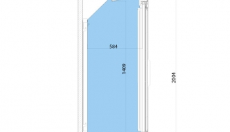 Beverage refrigerators/ cooler  1600 litres - with 3 doors