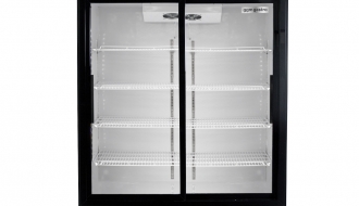 Beverage refrigerators/ cooler  1,29 x 0,76 m - with 2 glasssliding doors