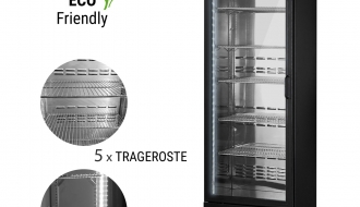 Bottle Refrigerator - 292 liters - 1 glass door