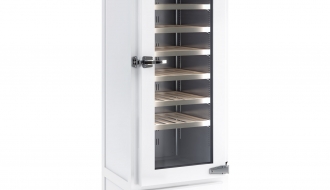 Wine Fridge 265 liters - white - with 1 glass door