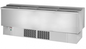 Bottle chest freezer 415 litres (stainless steel)