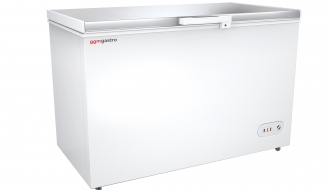 Freezer stainless steel lid / 358 litres / energy class A+