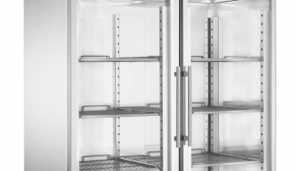 Tiefkühlschrank PREMIUM - 1,48 x 0,86 m - mit 2 Glastüren