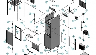 Freezer (GN 1/1) - with 2 doors