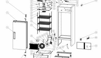 Freezer - 650 liters - with 1 door