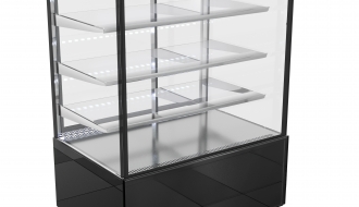 Cake counter/ Refrigerated display - 1,0 m - 850 litres - with 3 shelves (LED)