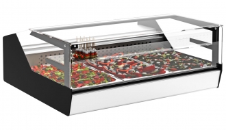 Tischkühlvitrine / Aufsatzvitrine - 1,0 x 0,87 m