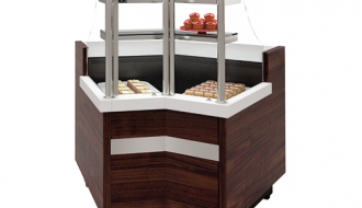 Refrigerated Cake display, corner 1.05 m / 0.99 m (Interior)