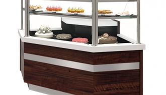 Refrigerated Cake display, corner 1.05 m / 0.99 m (external)