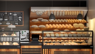 Bread counter - 1,3 x 0,8 m