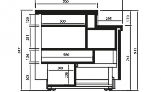 Countertop 0,93 x 0,81 m