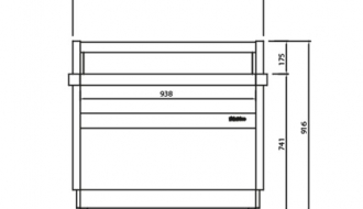 Countertop 0,93 x 0,81 m