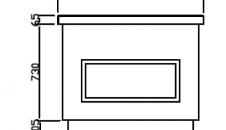 neutral element - 1,1 x 1,0 m