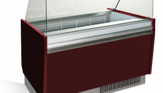 Ice counter 1.25 x 0.92 m - garnet red