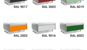 Refrigerated counter square - 1,0 x 0,99 m - 189 litre