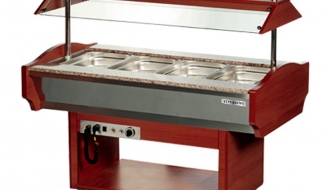 Buffet counter 1.5 m | bain marie | hot buffet