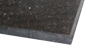 Saladette counter 1.25 m - 3 x GN 1 / 1 - black granite