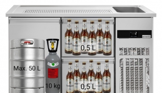 Beer counter floor unit 1,55 x 0,7 m