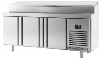 Bakery / refrigerated preparation table (EN) - with 3 doors